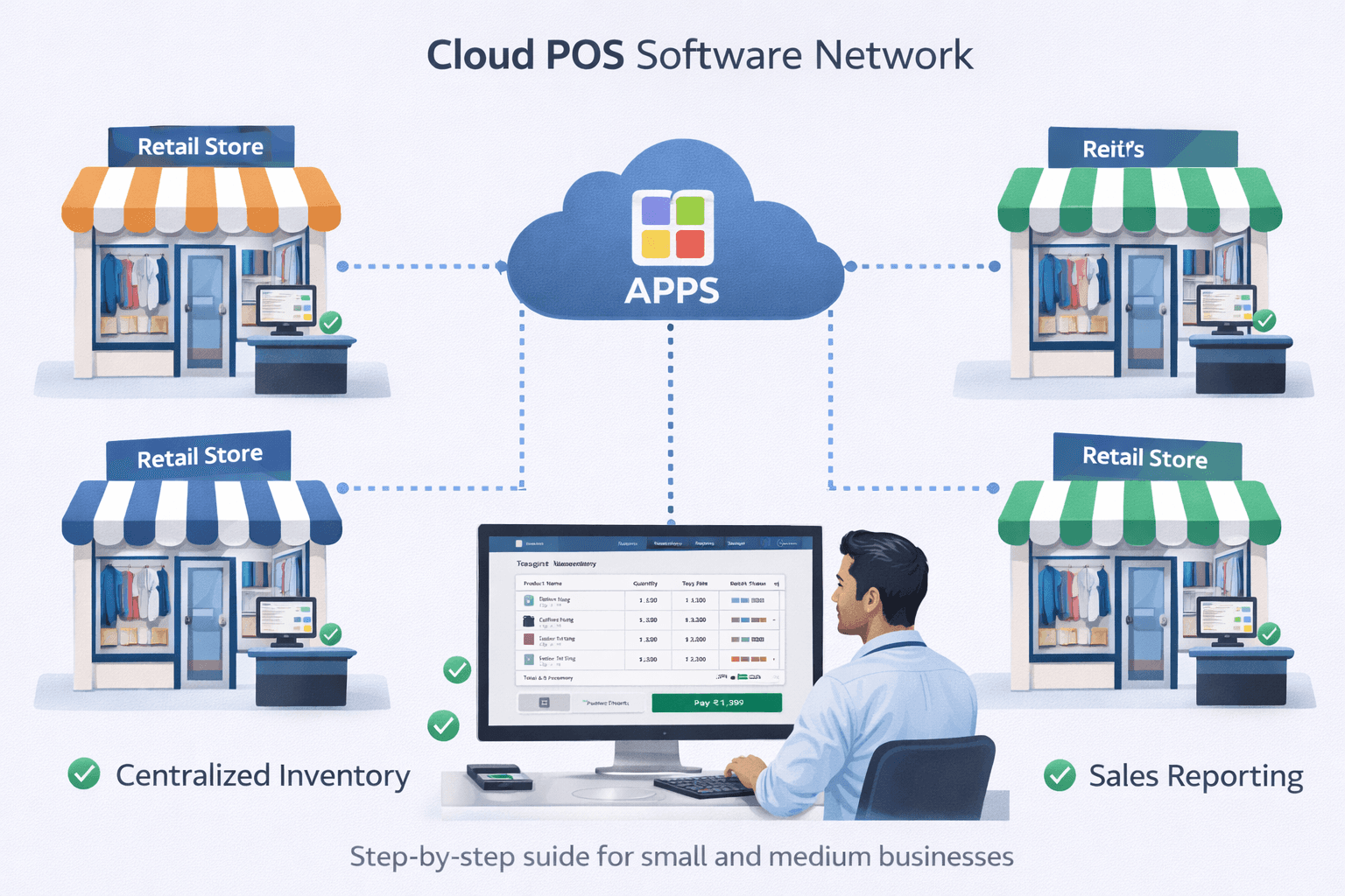 Cloud POS India for multi-store reporting