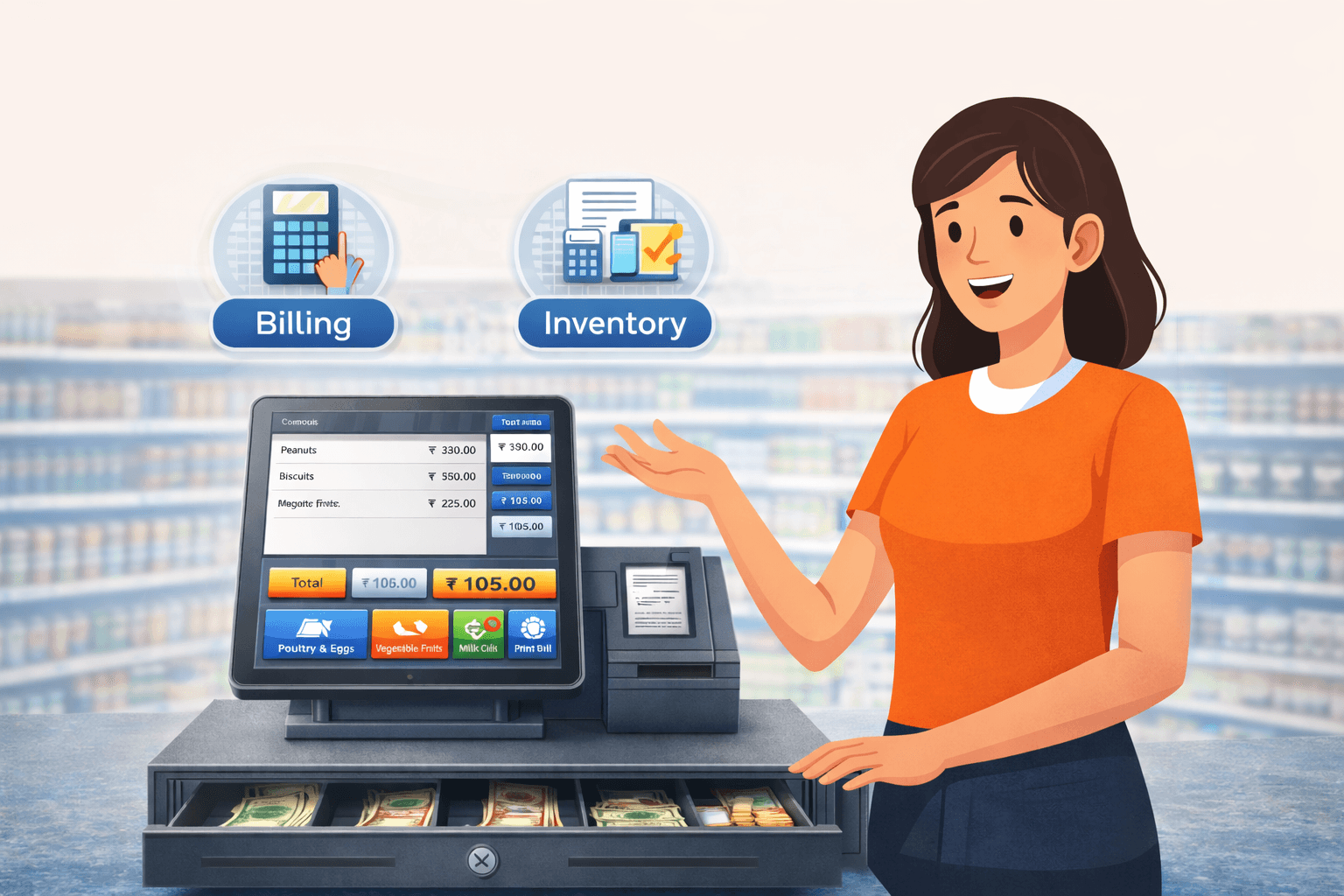 Infographic about Attendance and Payroll Software in India