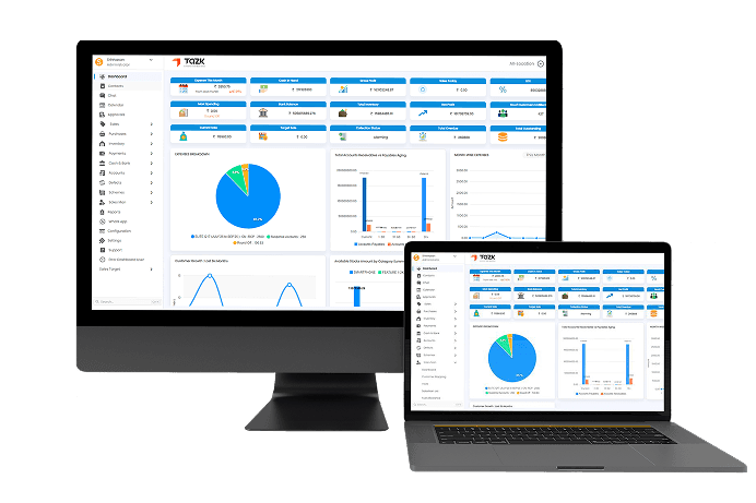 Sales dashboard hero showing revenue, orders, and collections with a Start Free Trial button.