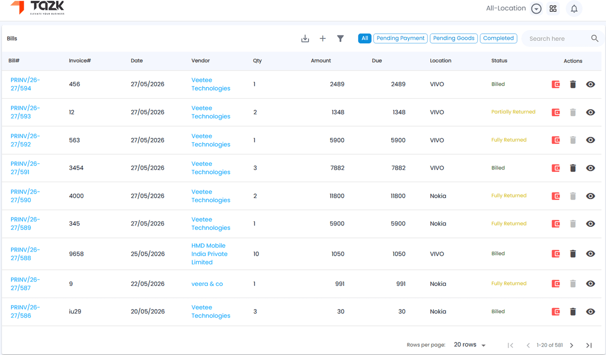 Sales Invoice