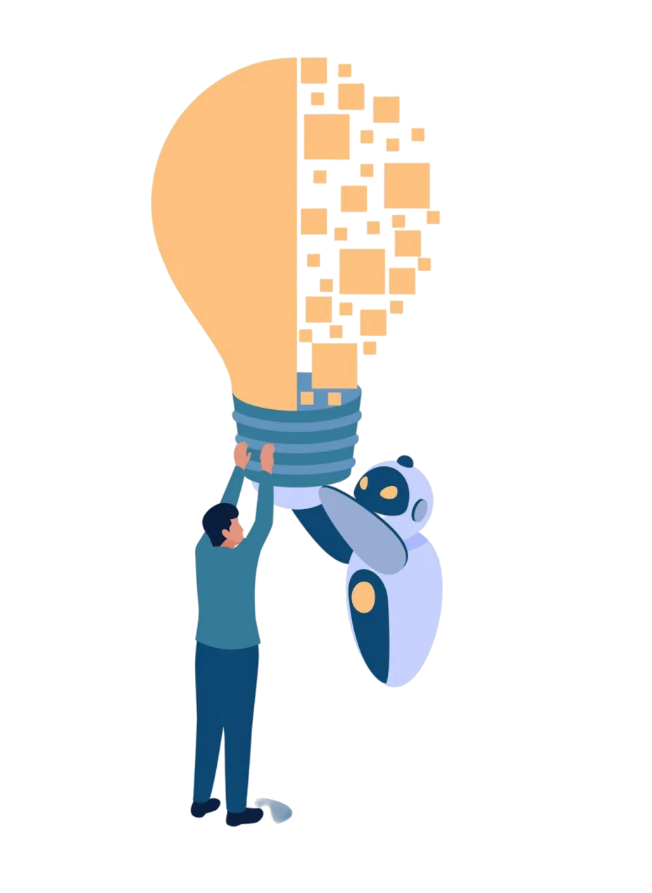 An AI assistant surfacing the insight that solves the problem