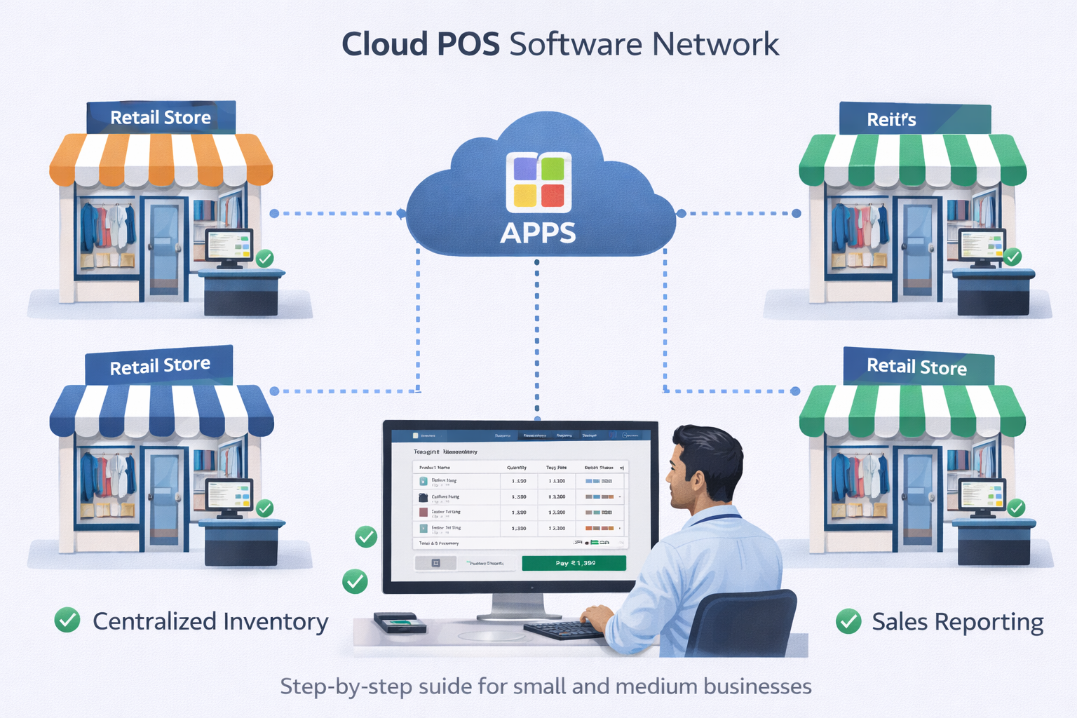 Cloud POS India for multi-store reporting