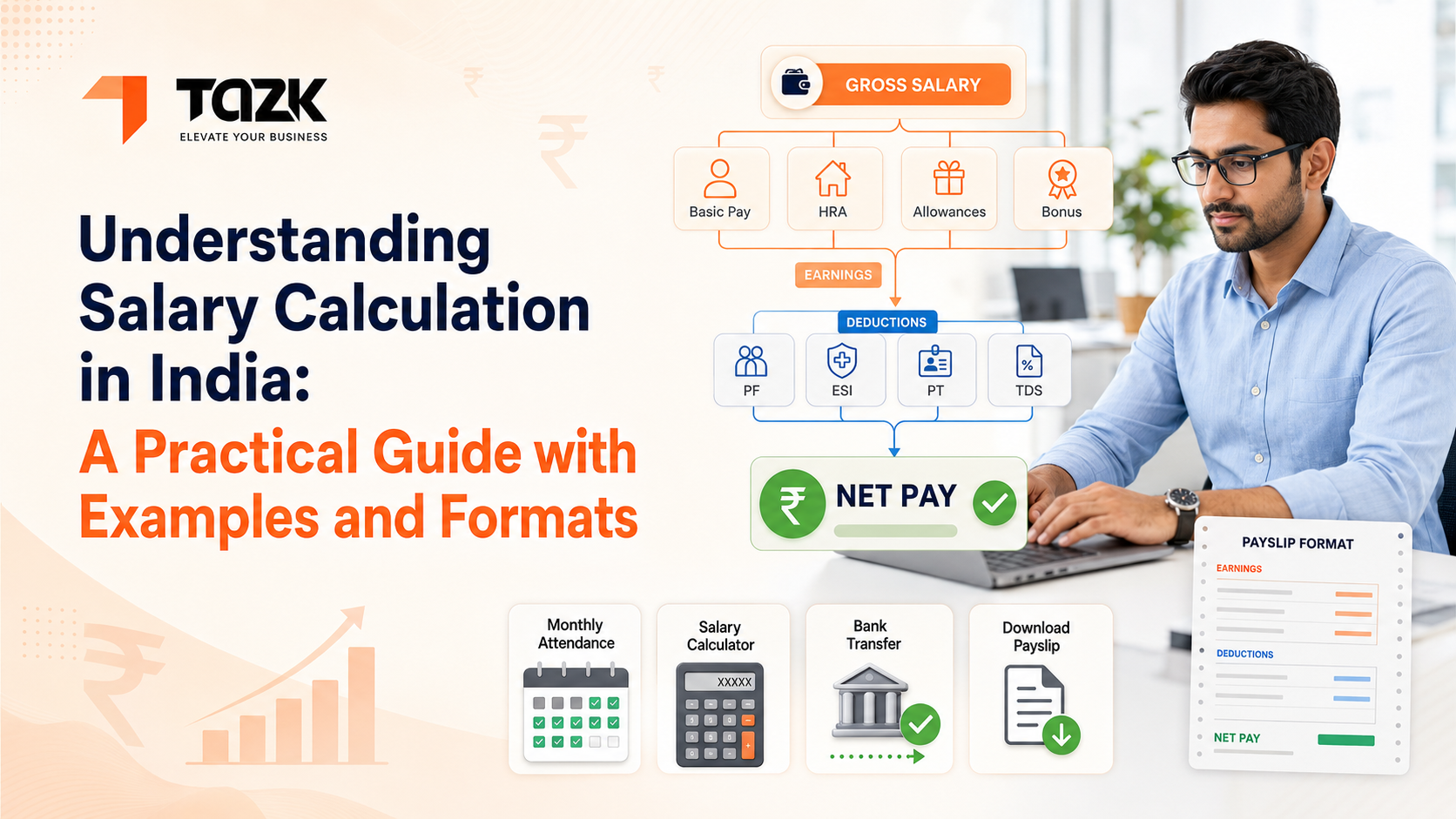 Salary Calculation Guide: CTC, Gross, Net Pay Examples & Payslip Formats.