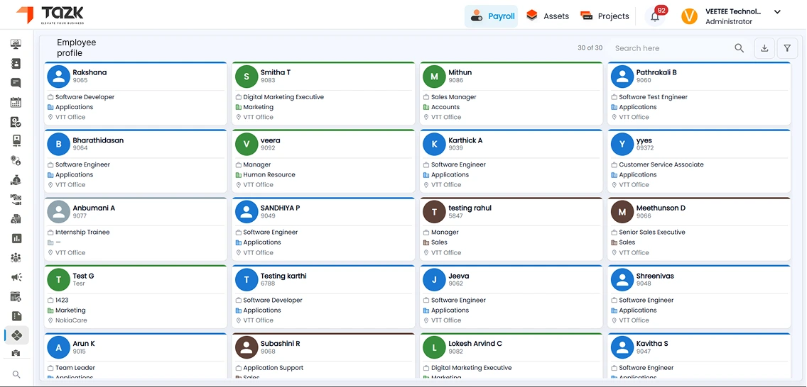 HR analytics dashboard screen 5