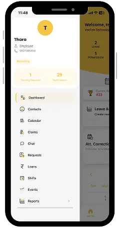 Employee Self-Service portal screen 1