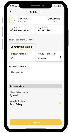 Employee Self-Service portal screen 5