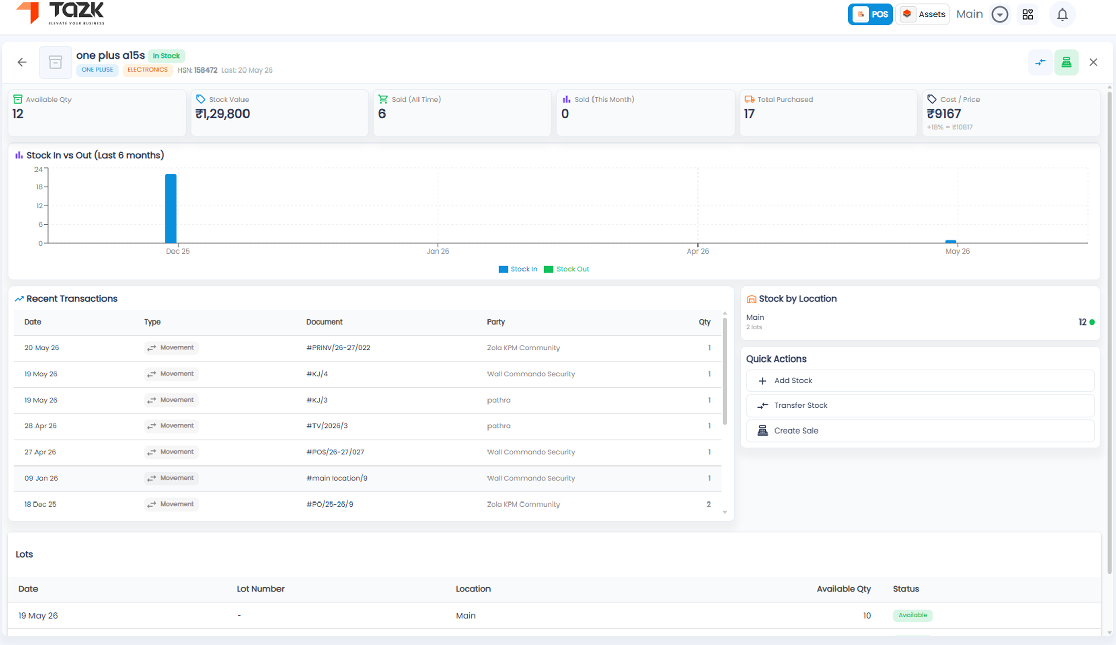 Stock Dashboard