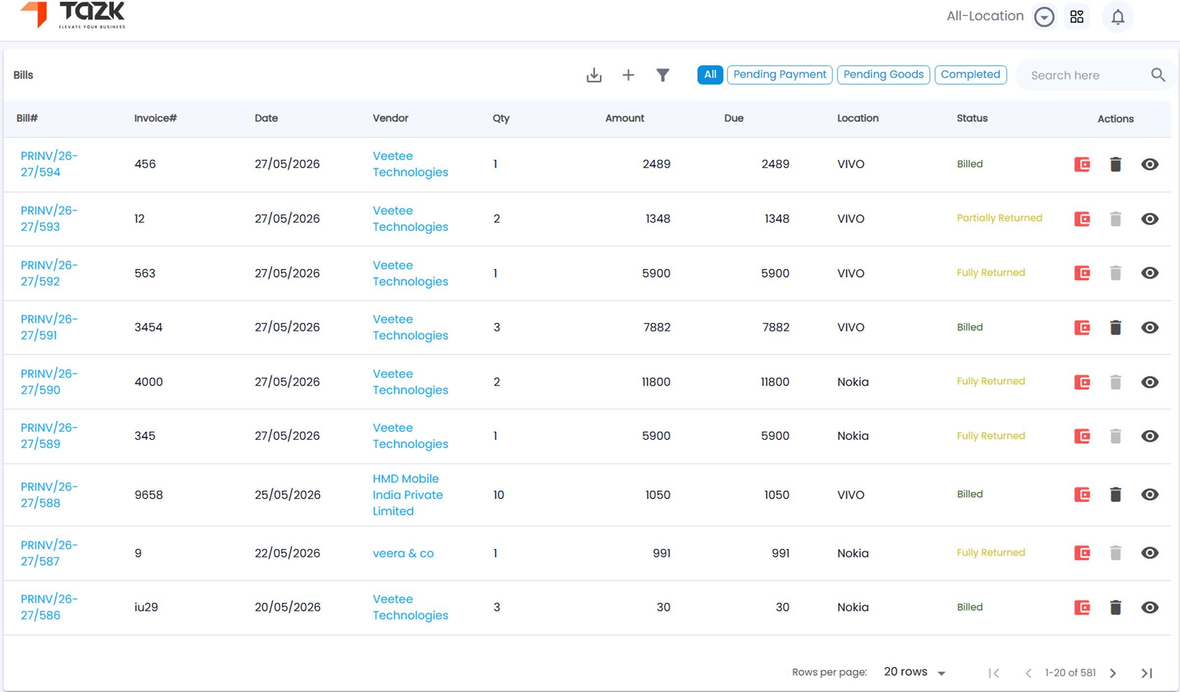 Sales Invoice